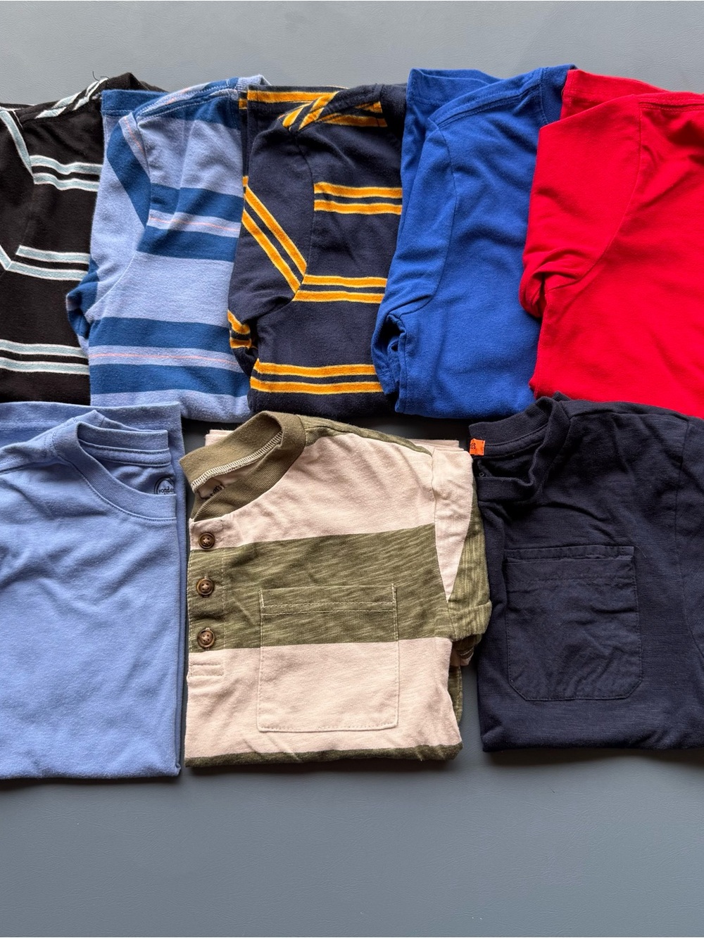 Carter's Multi-Color Short-Sleeve Kids Tees - Blue, Red, Navy, Olive, Light Blue